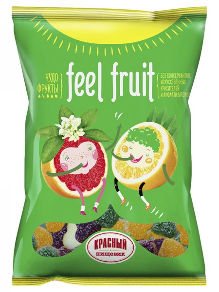 Мармелад фас. Жев. Чудо-Фрукты Feel Fruit пак.75гр Кр.Пищевик Мармелад фас. Жев. Чудо-Фрукты Feel Fruit пак.75гр Кр.Пищевик